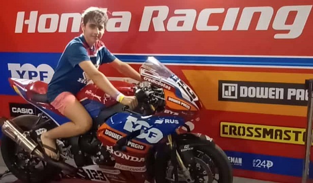 El Quitilipense José María Plaja correrá para Honda en la categoría Superbike 1000 cc.