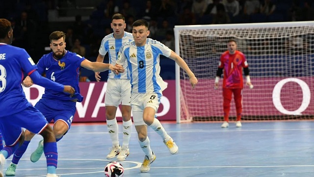 Argentina le ganó 3-2 a Francia en el Mundial de Futsal: se viene el clásico sudamericano ante Brasil en la final