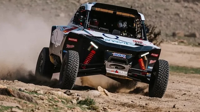 Jacomy y Sanz, los argentinos en el podio de la Etapa 2 del Rally Dakar 2026