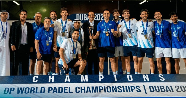 Pádel: Argentina se consagró Campeón del Mundo en Dubái