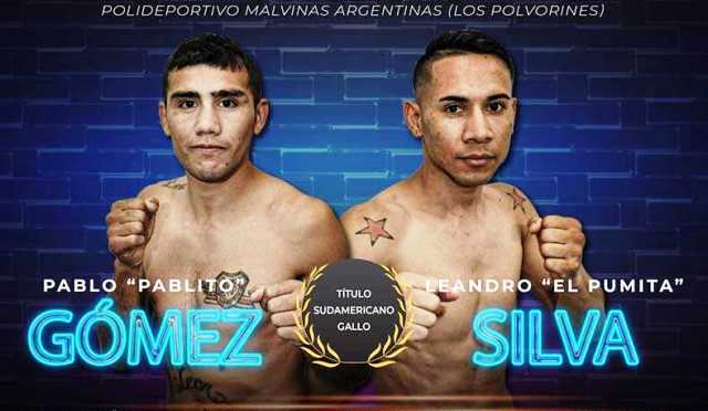 El boxeador Leandro “El Pumita” Silva pelea este viernes por el Título Sudamericano Gallo