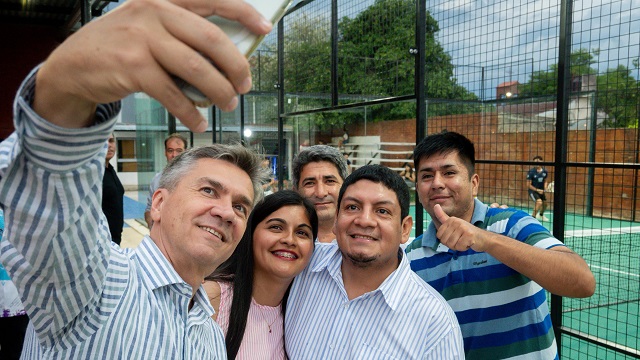 Nuevo Espacio Para Los Jóvenes: El Gobernador Zdero inauguró la cancha de pádel en Pampa del Infierno