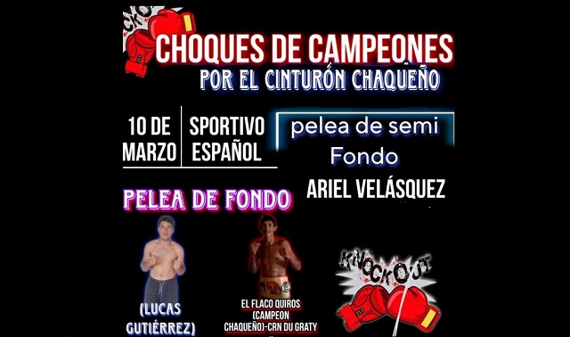 Hoy viernes gran velada boxística en Sportivo Español