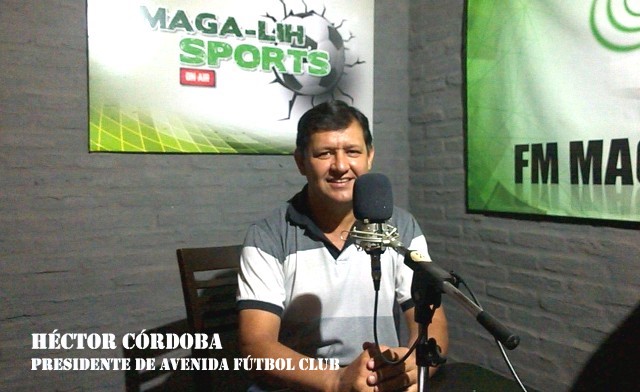 El presidente de Avenida FC Héctor Córdoba visitó MágaLih Sports 