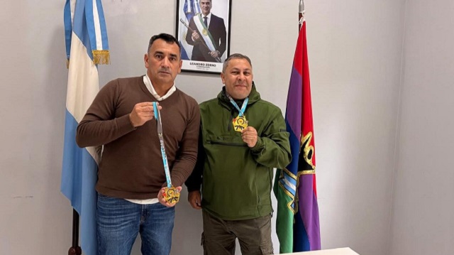 Marcelo Basualdo fue recibido por Fabio V&aacute;zquez tras su destacado paso por Rosario