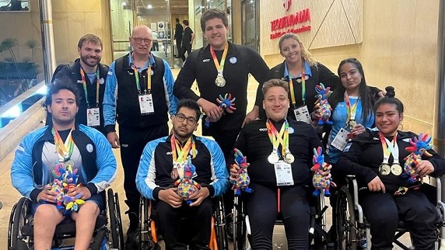Deporte Adaptado: El equipo argentino de parapowerlifting ganó 12 medallas en los Juegos Parapanamericanos Juveniles Bogotá 2023
