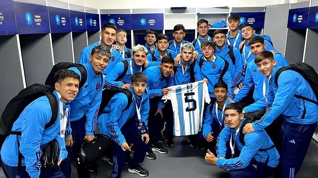 Sudamericano Sub17: De la mano del “Diablito” Echeverri, Argentina se clasificó para el Mundial 