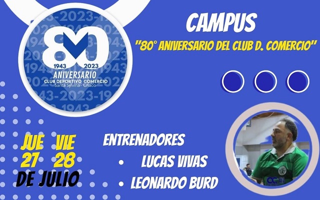 Campus de Básquet “80 Aniversario Club Deportivo Comercio”