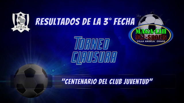 Se disputó la tercera fecha del Torneo Clausura "Centenario del Club Juventud" en 1° División y Sub20