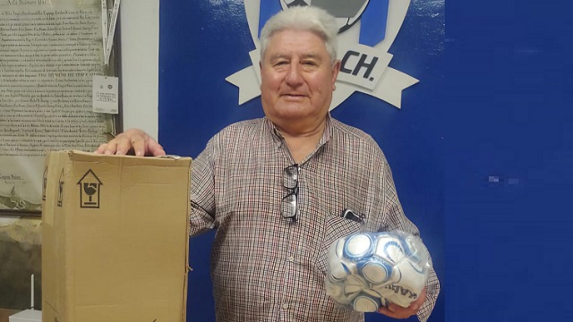 TFRA 2024/25: El Deportivo Comercio recibió seis pelotas Kagiva para ser utilizadas en el presente Torneo 