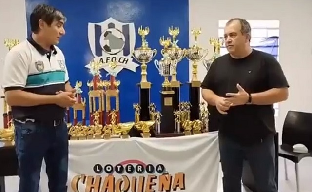 Institucional:  Lotería Chaqueña hizo entrega de trofeos a la Afoch