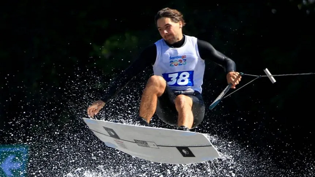 Juegos Panamericanos: Kai Ditsch, medalla dorada en la categoría wakeboard masculino del esquí acuático