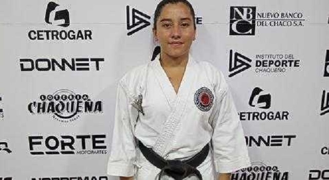 La karateca Melani Alegre representará al Chaco en el Mundial de Escocia