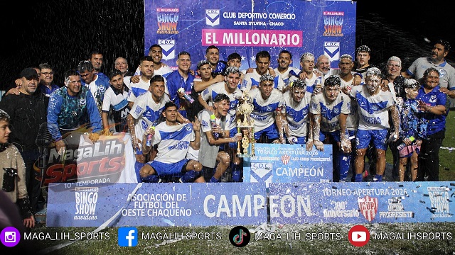&iexcl;Comercio Campe&oacute;n! El t&iacute;tulo se qued&oacute; en Santa Sylvina tras una dram&aacute;tica definici&oacute;n por penales
