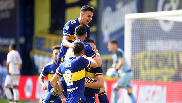 Liga Profesional: Boca le ganó a Lanús y se aseguró el pasaje a cuartos de final de la Copa de la Liga