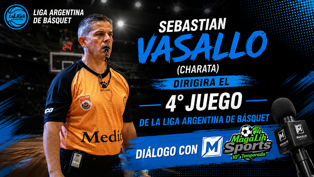 Vasallo, orgullo Charatense en la gran final de la Liga Argentina