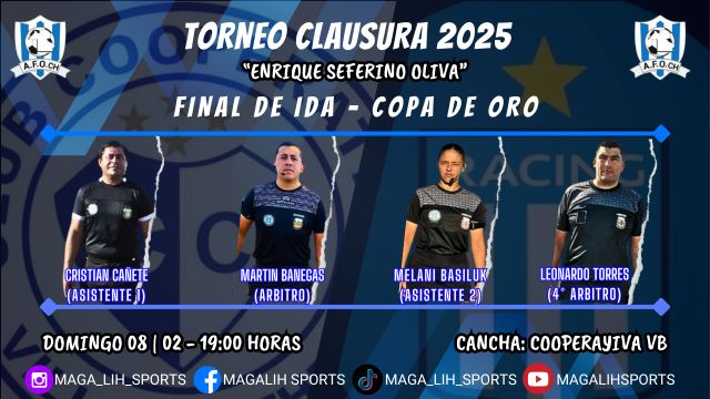 Clausura 2025: Afoch dio a conocer los &aacute;rbitros de las finales en Copa de Oro y Plata