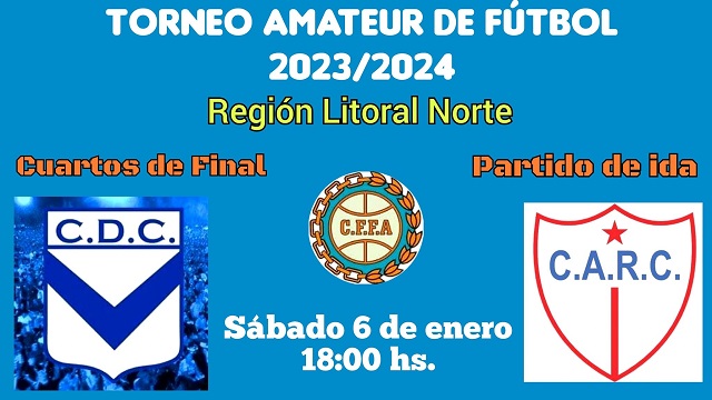 Regional Amateur2023/24: Deportivo Comercio recibe a Resistencia Central este sábado