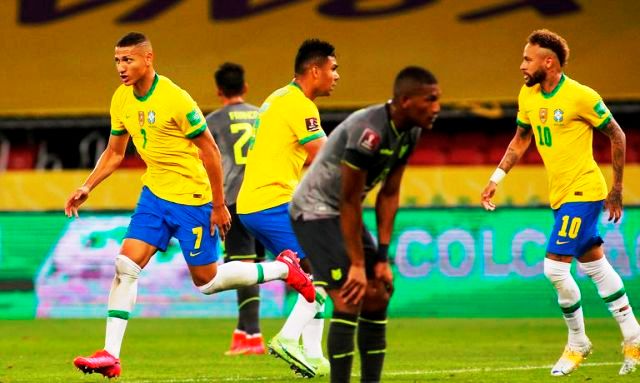 Eliminatorias 2022: En un partido con final polémico, Brasil venció a Ecuador y es líder con puntaje ideal