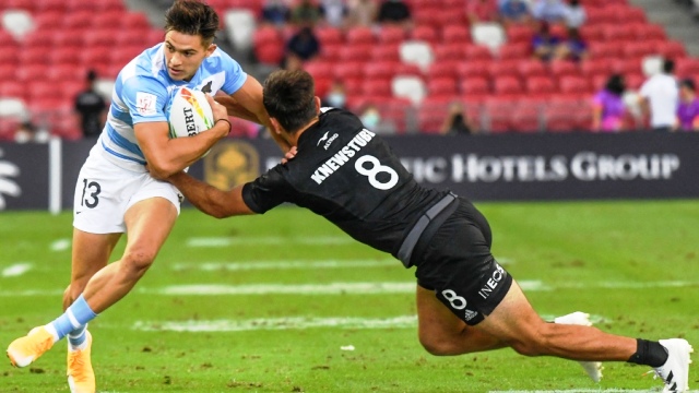 Rugby: Los Pumas avanzaron a cuartos de final en el Seven y jugarán ante Australia