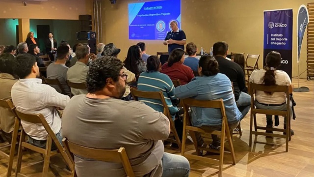 Deportes capacitó en sponsorización en Pampa del Infierno 