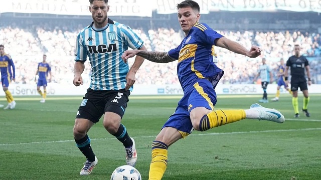 Racing le ganó a Boca y queda a seis de Vélez, el líder Liga Profesional