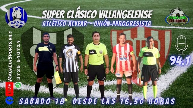 Este sábado se juega la 7° fecha en Primera división de la zona sur donde se destaca el Superclásico Villangelense