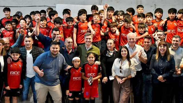 Zdero fortalece el deporte en Gral. San Mart&iacute;n con obras en El Zapallar y el Club Independiente 