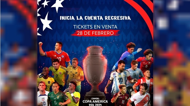 Conmebol anunció cuándo será la venta de entradas para la Copa América 2024