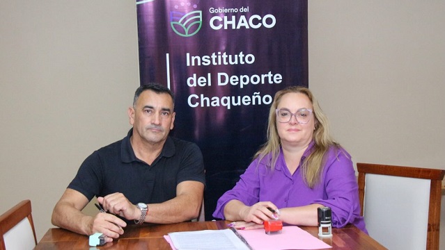 Deportes y Pampa del Infierno sellaron un convenio para fortalecer el deporte local y ser sede del primer zonal de Chaco Juega 2026
