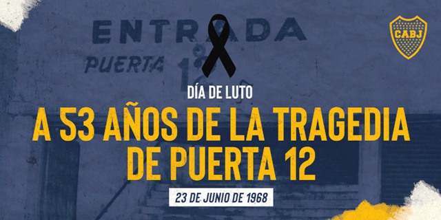 Día de Luto: A 53 años de la tragedia de la puerta 12