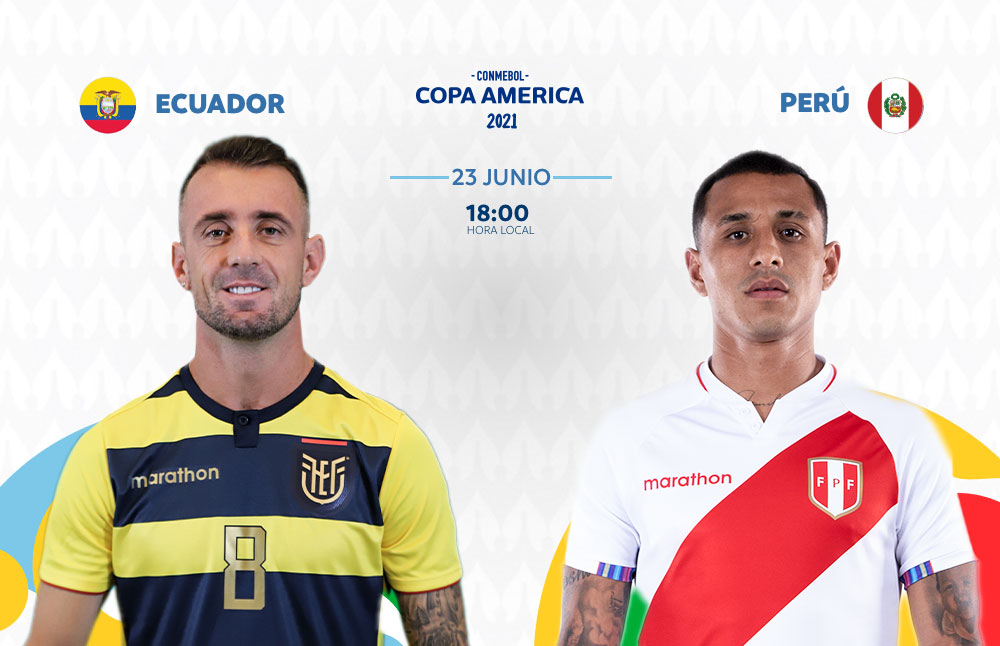 Esta tarde Ecuador y Perú se juegan el pase a cuartos de final de la Copa América