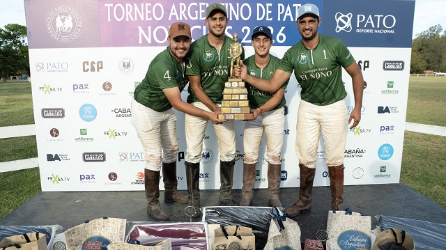 Pato: El Cencerro - El Nono se consagró Campeón del Torneo Nacional de Novicios