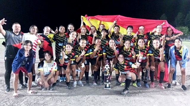 Fútbol Femenino: Las Españolitas se consagraron tricampeonas del fútbol de Afoch 