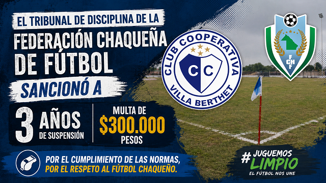 Federativo 2026: Cooperativa queda afuera hasta 2029