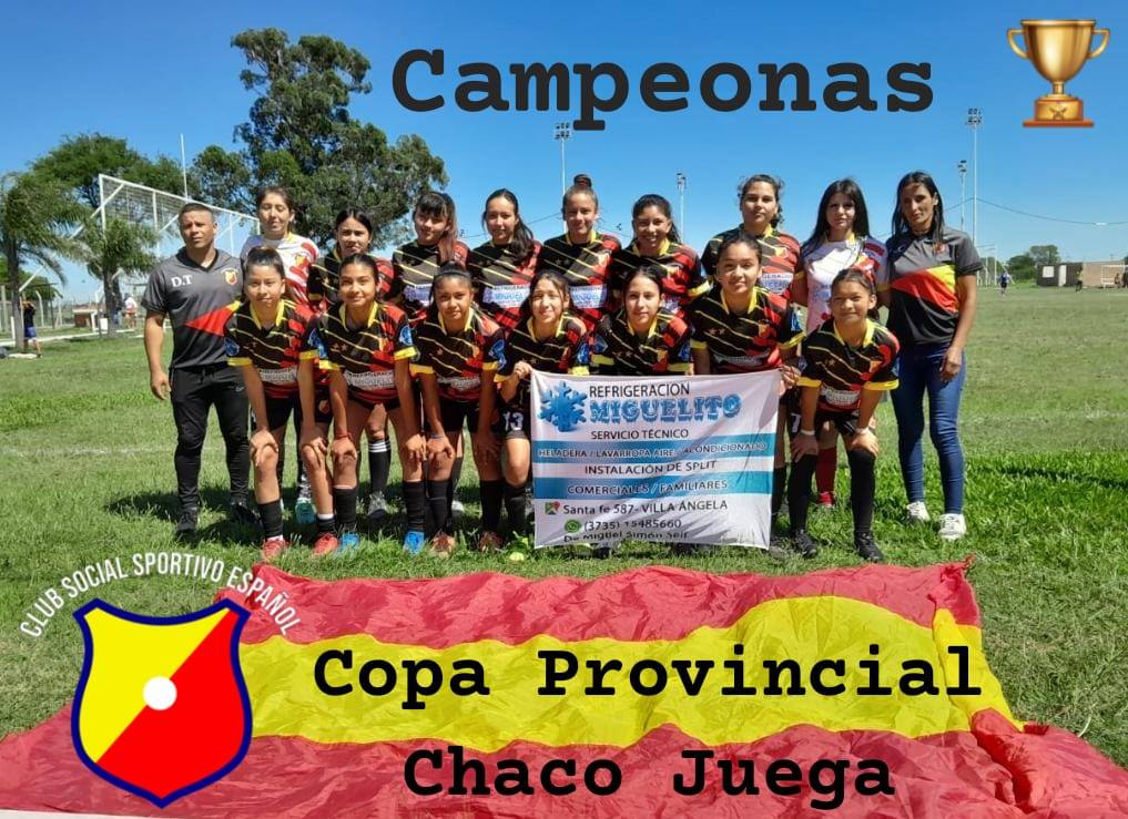 Las Españolitas son Campeonas Provinciales de "Chaco Juega"  