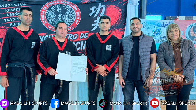El diputado Joaqu&iacute;n Garc&iacute;a acompa&ntilde;&oacute; el 1&deg; Encuentro de Artes Marciales en Villa &Aacute;ngela y entreg&oacute; Declaraci&oacute;n de Inter&eacute;s legislativo