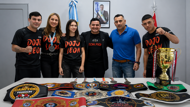 V&aacute;zquez recibi&oacute; al Dojo Le&oacute;n y ratific&oacute; el apoyo al deporte chaque&ntilde;o rumbo al Mundial 