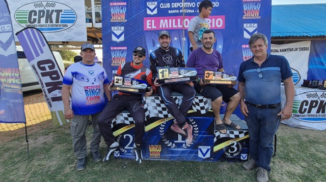 El provincial de karting desafi&oacute; al calor en una atrapante octava fecha